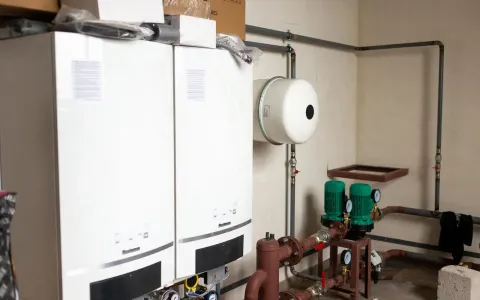 Начали монтировать тепловое оборудование Buderus в газовой котельной 12 дома ЖК Синергия Сити
