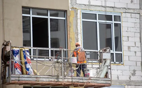 Новий етап: переходимо до фасадних робіт в 13-14 будинках ЖК Синергія Сіті
