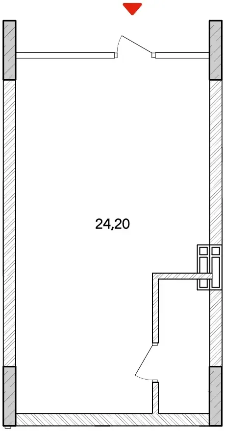 Купить 1-комнатную квартиру  в Ирпене