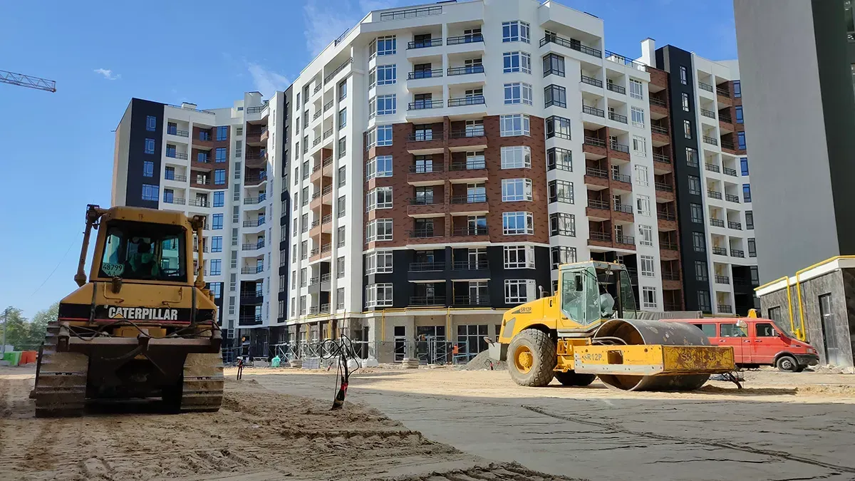 Тривають роботи з облаштування першого двір-парку в ЖК Синергія Сіті - 1