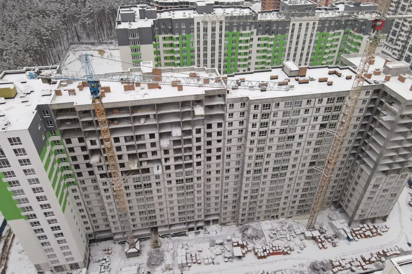 Щомісячний фотозвіт з будмайданчиків Будівельної групи Синергія - 1