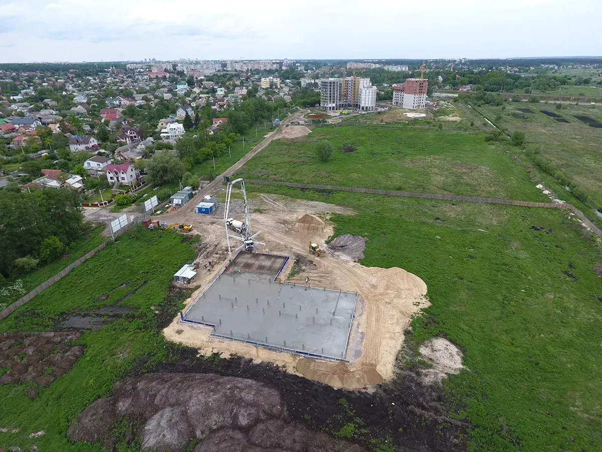 В Ірпені заклали фундамент нової школи, яку зводить Будівельна група Синергія - 2