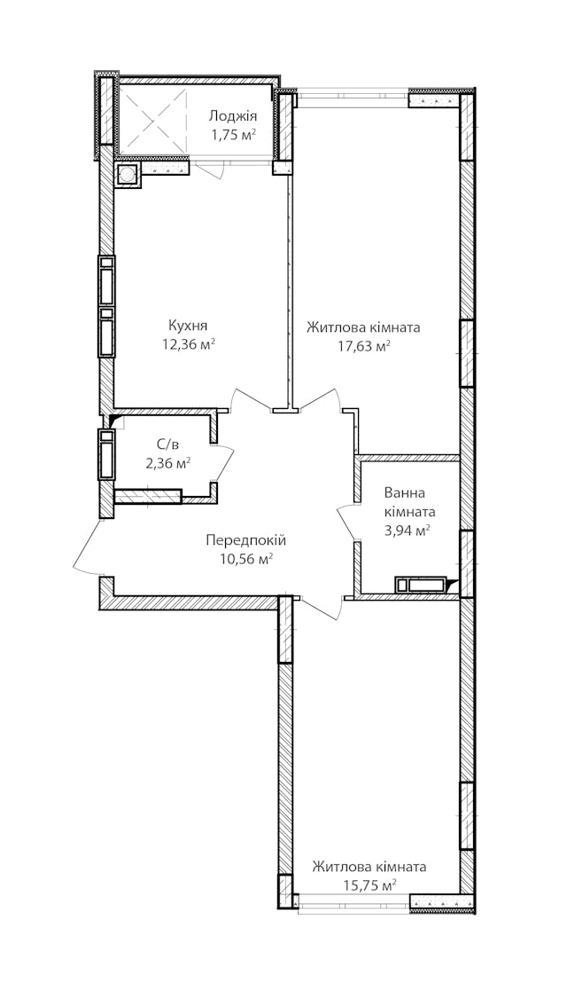 Купити 2-кімнатну квартиру в Ірпені